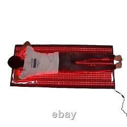 Red light therapy mat for body pain relief. Improves metabolism