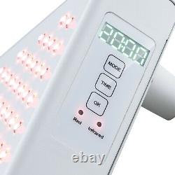 Soline Red Light Therapy Panel, 660nm, NIR Light 850nm, 200 LEDs, Low EMF, 1000W