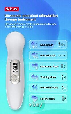 Suyzeko Handheld Ultra sound Therapy Ultrasonic Muscle Recovery Tens Fisioterapi