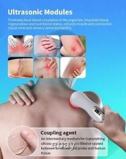 Suyzeko Handheld Ultra sound Therapy Ultrasonic Muscle Recovery Tens Fisioterapi