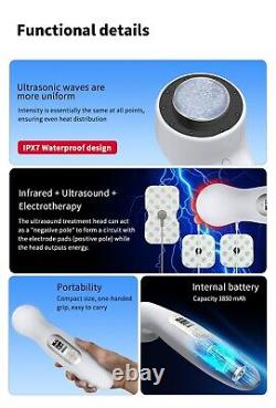 Suyzeko Handheld Ultra sound Therapy Ultrasonic Muscle Recovery Tens Fisioterapi