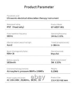 Suyzeko Handheld Ultra sound Therapy Ultrasonic Muscle Recovery Tens Fisioterapi