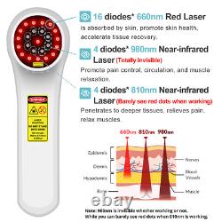 Therapeutic Cold Laser 1760mW Low Frequency Muscle Massager for Joint Pain