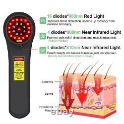 Toponechoice Cold Laser Therapy Device 24 Diodes Red Light Device Pain Relief