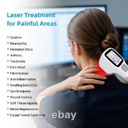 Touchscreen 2.5W Cold Laser Therapy Device For Pain Relief 650/808nm 905nm 980nm