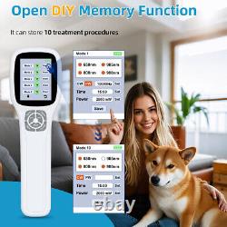 Touchscreen 2.5W Cold Laser Therapy Device For Pain Relief 650/808nm 905nm 980nm