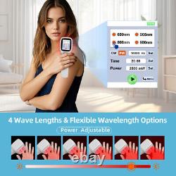 Touchscreen Low Level Laser Therapy Device Infrared Light for Body Pain Relief