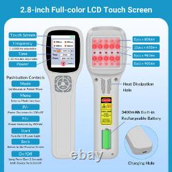 Touchscreen Low Level Laser Therapy Device Infrared Light for Body Pain Relief