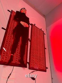 Upgrade Large size full body Red light therapy mat for body pain relief. Fat loss