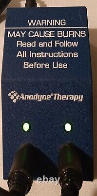 Used Anodyne Therapy System Model 120-2L- Infrared Light Pain Relief with 2 Pads