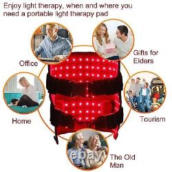 Vibration Massager Waist Belt For Back Pain Relief Infrared Red Light Therapy