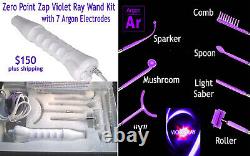 Violet Ray Portable Light Therapy PEMF Wand 110V US Plug