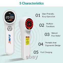 ZJKC 1760mW Infrared Red Light Therapy Cold Laser Treatment LLLT Device for Pain