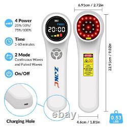 ZJKC 1760mW Infrared Red Light Therapy Cold Laser Treatment LLLT Device for Pain