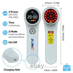 ZJKC 1760mW Pulsed Light Therapy Cold Laser Treatment Device for Pain Relief