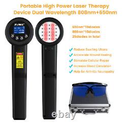 ZJKC 5W Class 4 Cool Laser Treatment Red Infrared Light Therapy for Pain Relief