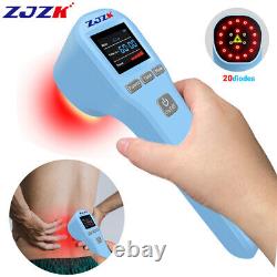 ZJZK 880mW 650nm 808nm Cold Laser Therapy Pain Relief Home Red Light LLLT Device