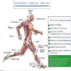 2024 Nouvelle machine de thérapie par ondes de choc Soulagement de la douleur Massage corporel multifonctionnel