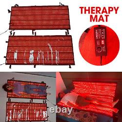 2520LEDs Grand tapis de thérapie par la lumière rouge infrarouge pour le soulagement complet des douleurs corporelles