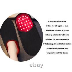 2 Chaussons LED Thérapie par Lumière Rouge Infrarouge POUR Neuropathie du Pied Soulagement de la Douleur Articulaire