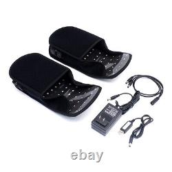 2 Chaussons LED Thérapie par Lumière Rouge Infrarouge POUR Neuropathie du Pied Soulagement de la Douleur Articulaire