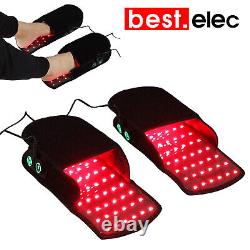 2 Chaussons LED Thérapie par la lumière infrarouge rouge pour la neuropathie des pieds Douleurs articulaires Soulagement