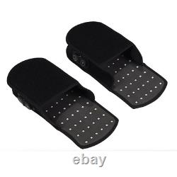 2 Pantoufles LED de thérapie de lumière rouge infrarouge pour le soulagement de la douleur neuropathique et articulaire aux pieds