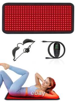 360LED Tapis de thérapie par la lumière infrarouge rouge pour tout le corps pour soulager les douleurs du dos et du corps