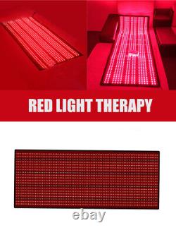 660/850nm Led Red Lighttherapy Sleeping Mat Pour Un Soulagement Complet De La Douleur Du Corps Slimming