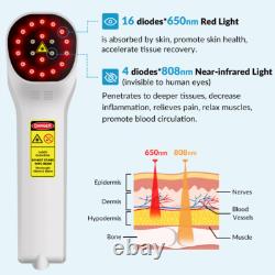 880mW Thérapie Physique pour l'Arthrite du Genou Douleur à l'Épaule Traitement par Laser Froid