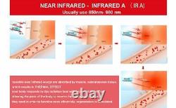 880nm Infrarouge Red Light Therapy Pad Enveloppe Ceinture Arrière Epaule Soulagement De La Douleur Guérison