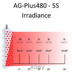 AG-Plus 300W-1500W Thérapie par lumière rouge 660nm et lumière infrarouge 850nm LED Corps entier