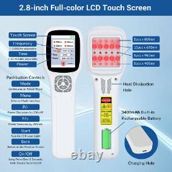 Appareil de soulagement de la douleur 2500mW Thérapie au laser portable à domicile Lumière rouge guérissant l'arthrite