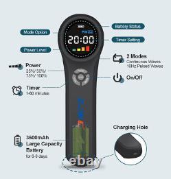 Appareil de thérapie à bas niveau 660nm 810nm Infrarouge pour Soulager les Douleurs Corporelles