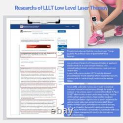 Appareil de thérapie au laser LLLT portable 660/810/980nm pour humains et animaux soulagement de la douleur