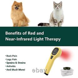 Appareil de thérapie laser doux NIR 808 puissant pour soulagement de la douleur, vétérinaire pour animaux de compagnie, chat, chien, cheval