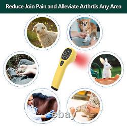 Appareil de thérapie laser doux NIR 808 puissant pour soulagement de la douleur, vétérinaire pour animaux de compagnie, chat, chien, cheval
