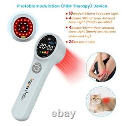 Bâton de thérapie lumineuse portable pour soulagement de la douleur - Lumière rouge pour thérapie de réhabilitation