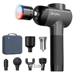 Bob et Brad X6 Pro Max Pistolet de massage avec tête métallique chaude et froide pour soulager la douleur