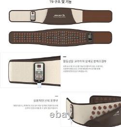 Ceinture Nuga Best T9 en tourmaline infrarouge pour thérapie infrarouge, soulagement des douleurs dorsales