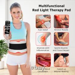 Ceinture de thérapie par lumière rouge infrarouge 940nm 850nm 660nm pour soulagement de la douleur et brûlage des graisses