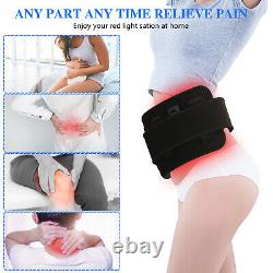 Ceinture de thérapie par lumière rouge pour détendre le corps, soulager l'inflammation musculaire et thérapie infrarouge 808nm.