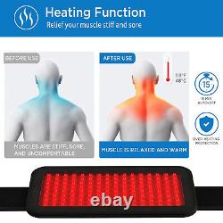 Ceinture de thérapie par lumière rouge pour détendre le corps, soulager l'inflammation musculaire et thérapie infrarouge 808nm.