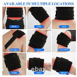 Ceinture de thérapie par lumière rouge pour détendre le corps, soulager l'inflammation musculaire et thérapie infrarouge 808nm.