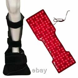 Ceinture enveloppante pour les jambes, les genoux et les pieds avec luminothérapie proche du feu rouge pour soulager la douleur 630nm&660nm&850nm.