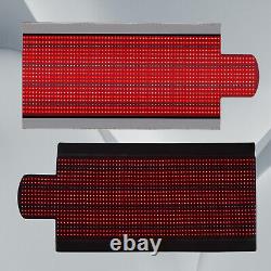 Coussin de thérapie à lumière rouge LED infrarouge pour tout le corps soulageant les douleurs musculaires du dos