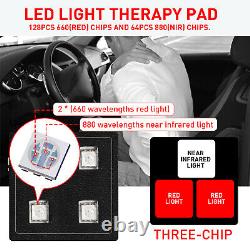 Dgyao 850nm Infrarouge Red Light Therapy Plaquette Pour Soulager La Douleur Des Épaules Arrière