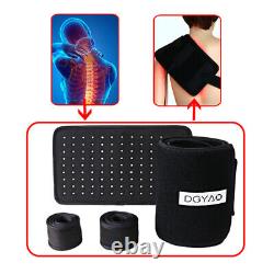Dgyao Infrared Red Light Therapy Device Epaule Dos Enveloppe Pad Relief De La Ceinture De Douleur