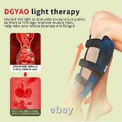 Dgyao Led Red Light Therapy Ceinture De Soulagement De La Douleur Près De L'infrarouge Pad Leg Cramp Healing
