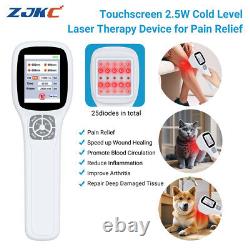 Dispositif de lumière LLLT 650nm 808nm 905nm 980nm Thérapie au laser froid pour le soulagement de la douleur
